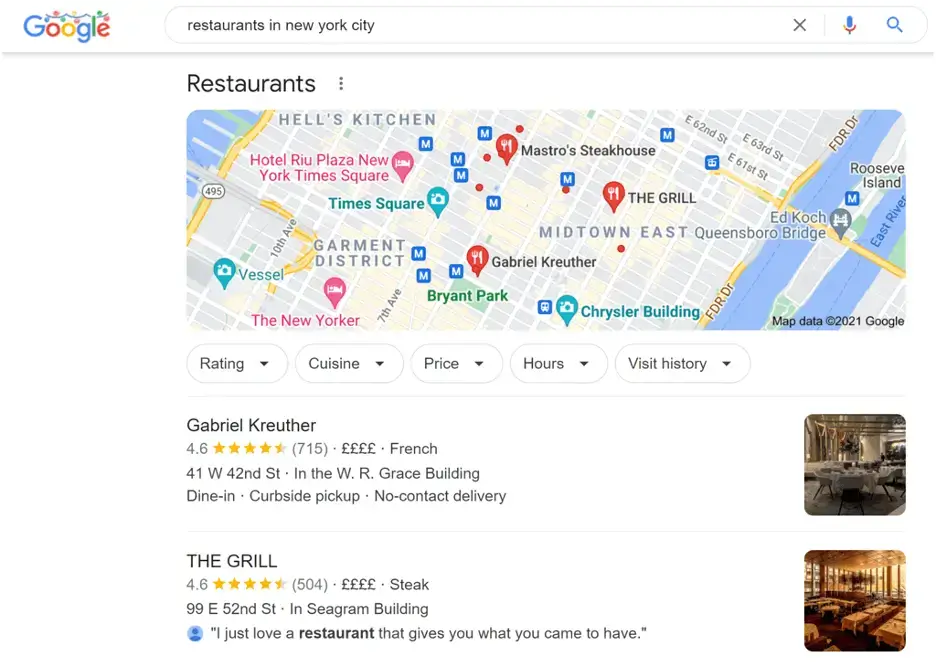 Google My Business Location