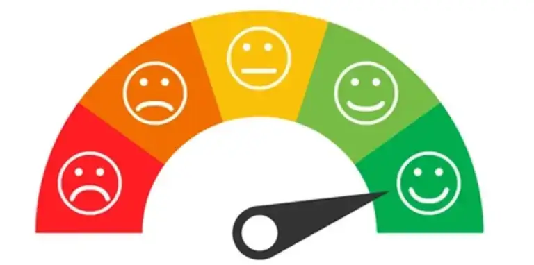 Customer satisfaction gauge
