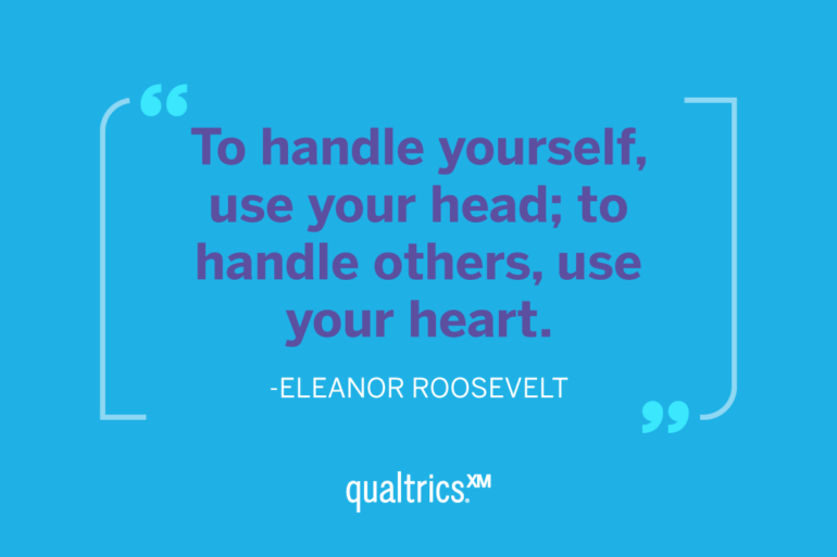 Eleanor Roosevelt leadership quote