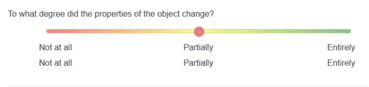 Slider scale question example