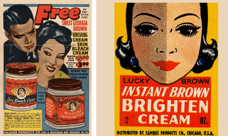 Beauty advertisements for people of color pressured them into lightening or bleaching their skin