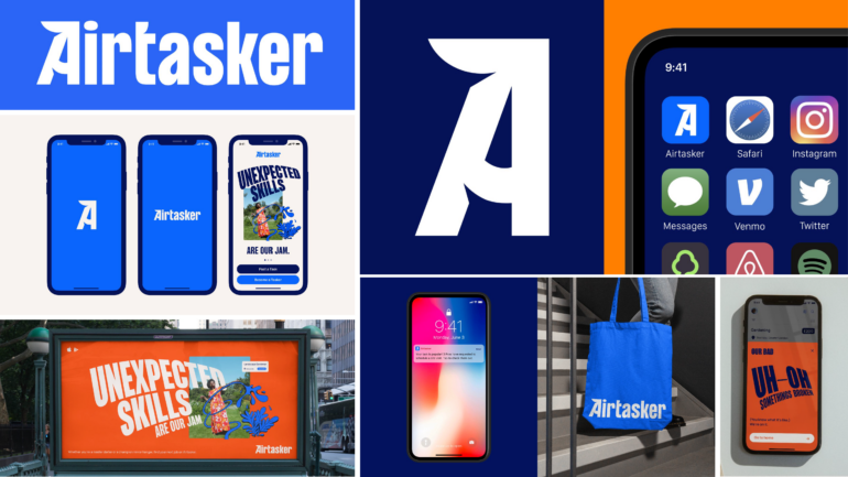 Airtasker's new brand elements
