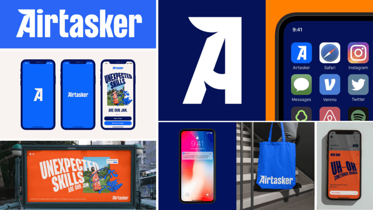 Airtasker's new brand elements