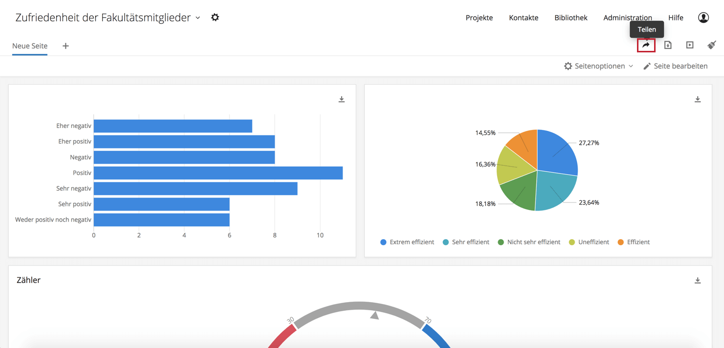 Teilen Ihres Dashboards 1