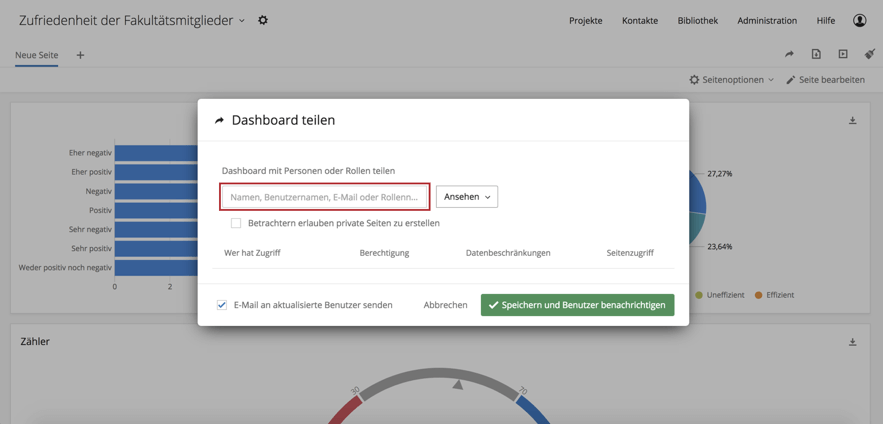 Teilen Ihres Dashboards 2