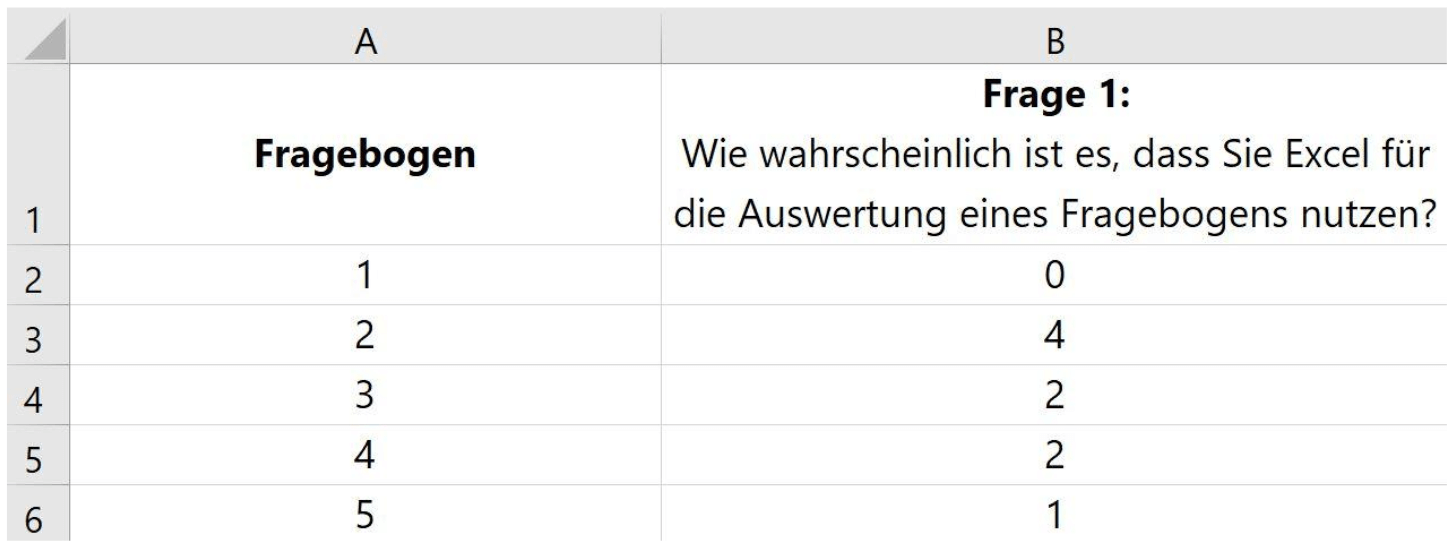 Umfrage Auswerten Excel Und Filtermethode Qualtrics