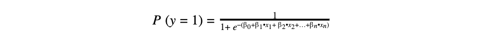 logistische Regressionsgleichung