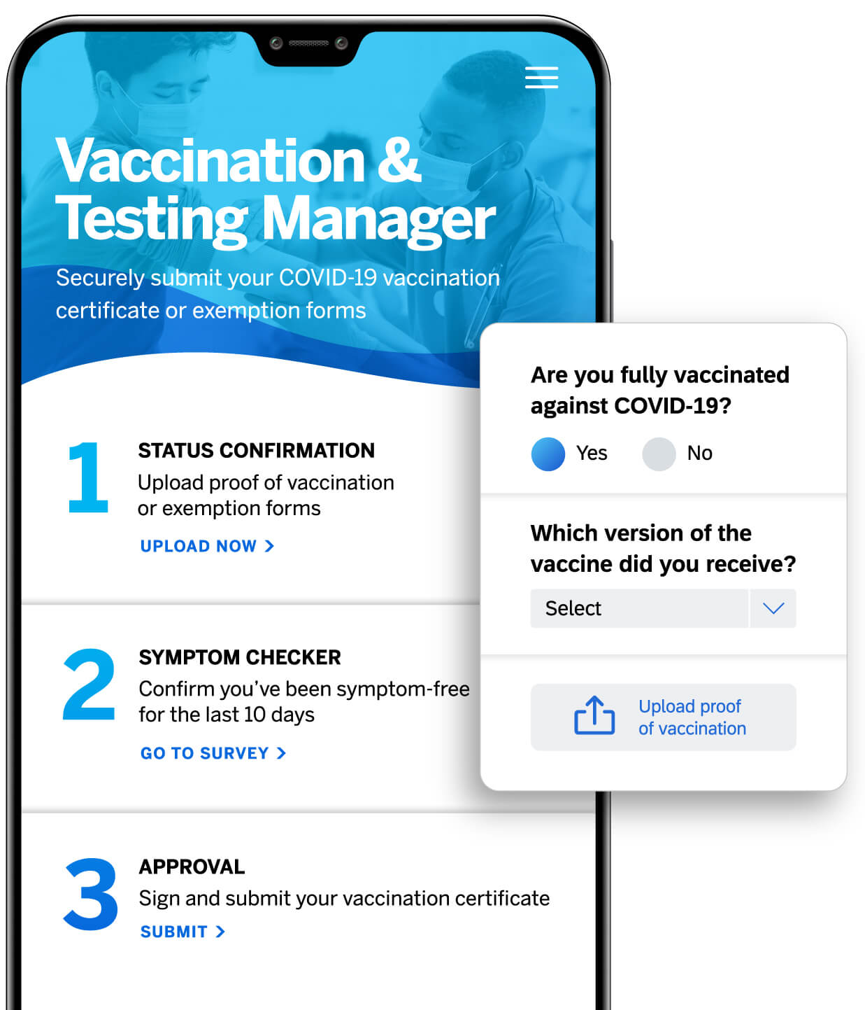 vaccination & testing manager
