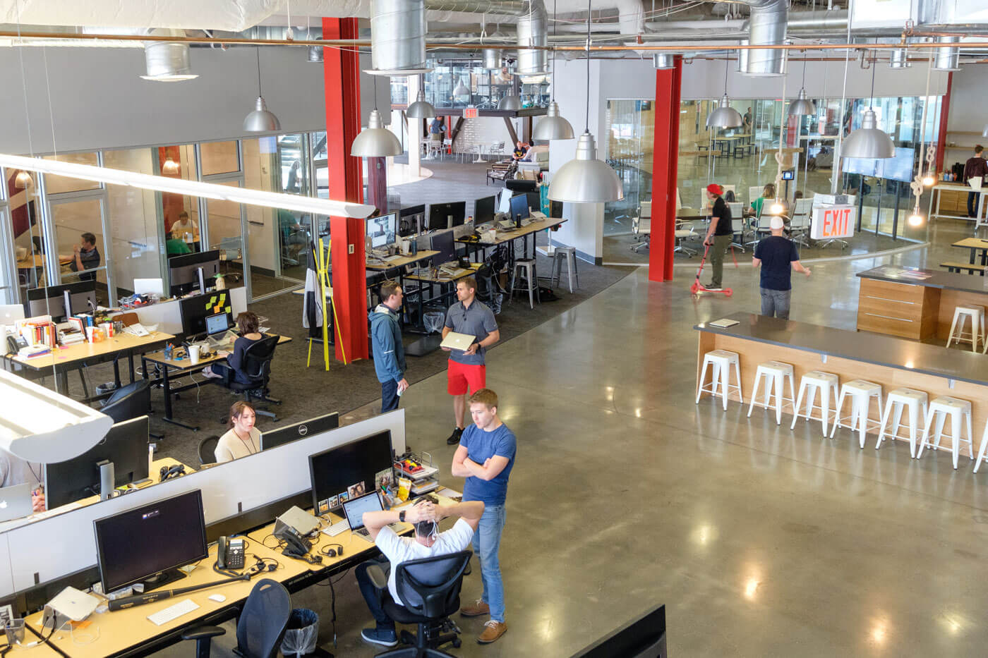 The Customer Success and Implementation teams enjoys close proximity to Qualtrics’ snack hub.
