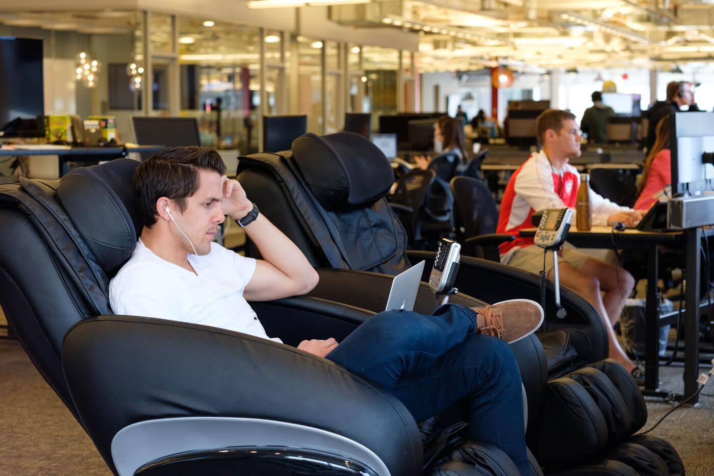 massage chair at work