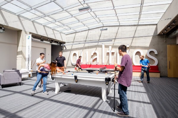 qualtrics seattle office game room