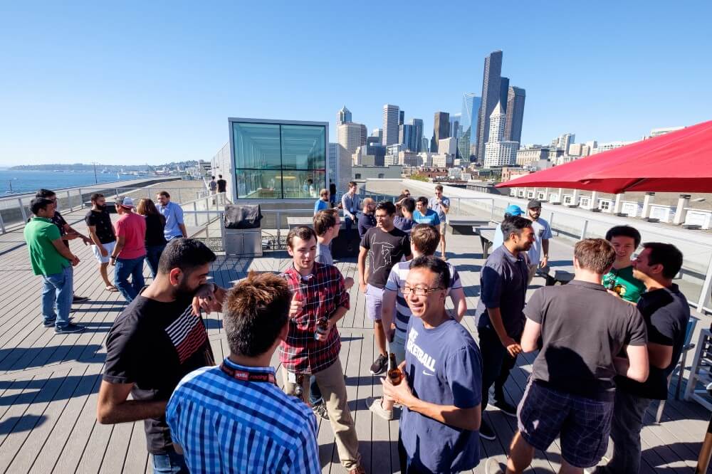 qualtrics seattle office rooftop