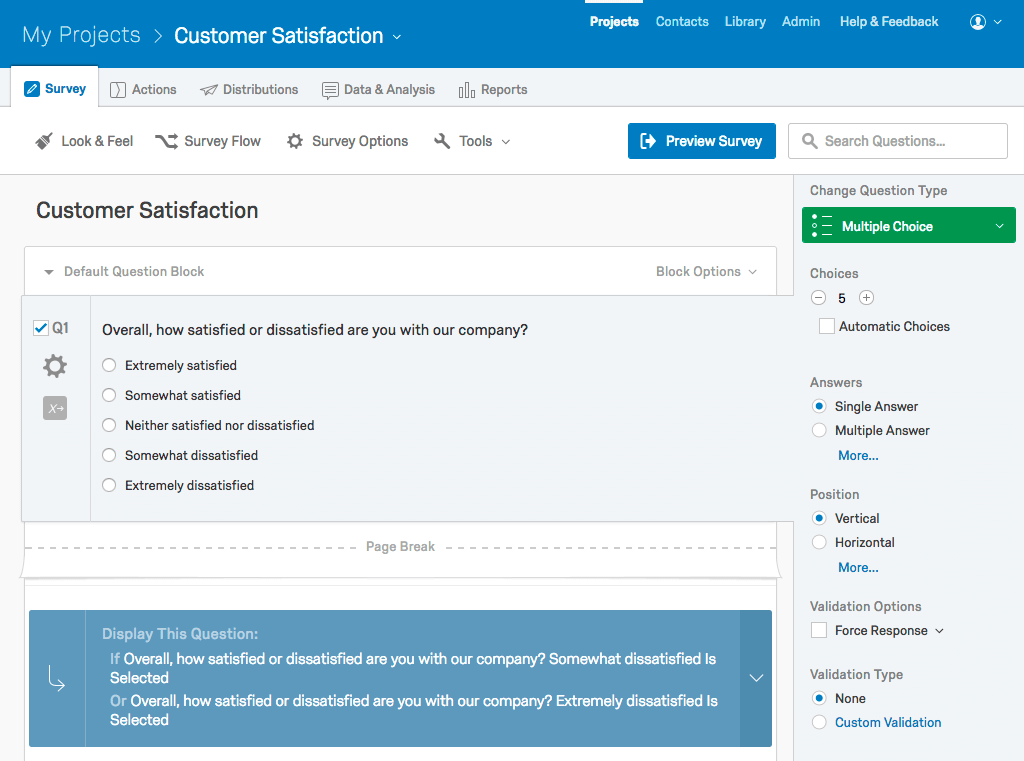 Customer satisfaction, how satisfied are you with our company