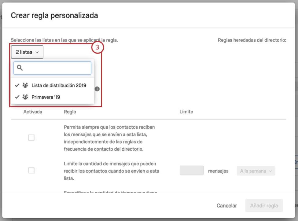 Reglas de frecuencia de contacto image 4