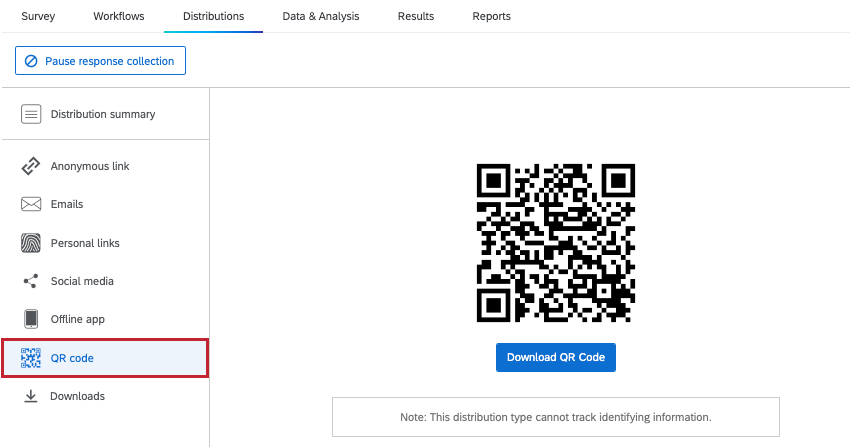 QR Scan tracking smartphone with map on screen, various types of