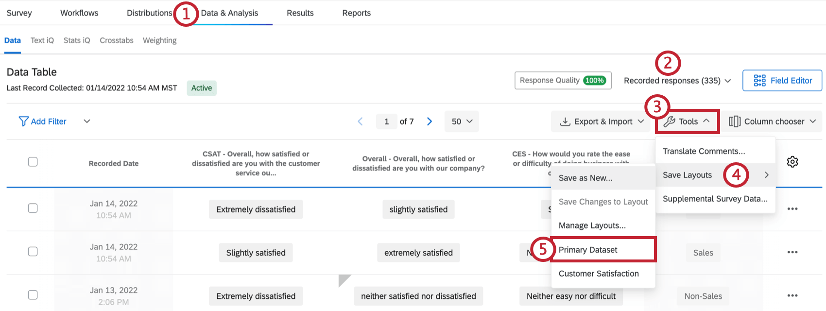 Respondent tracking, Track respondents in surveys