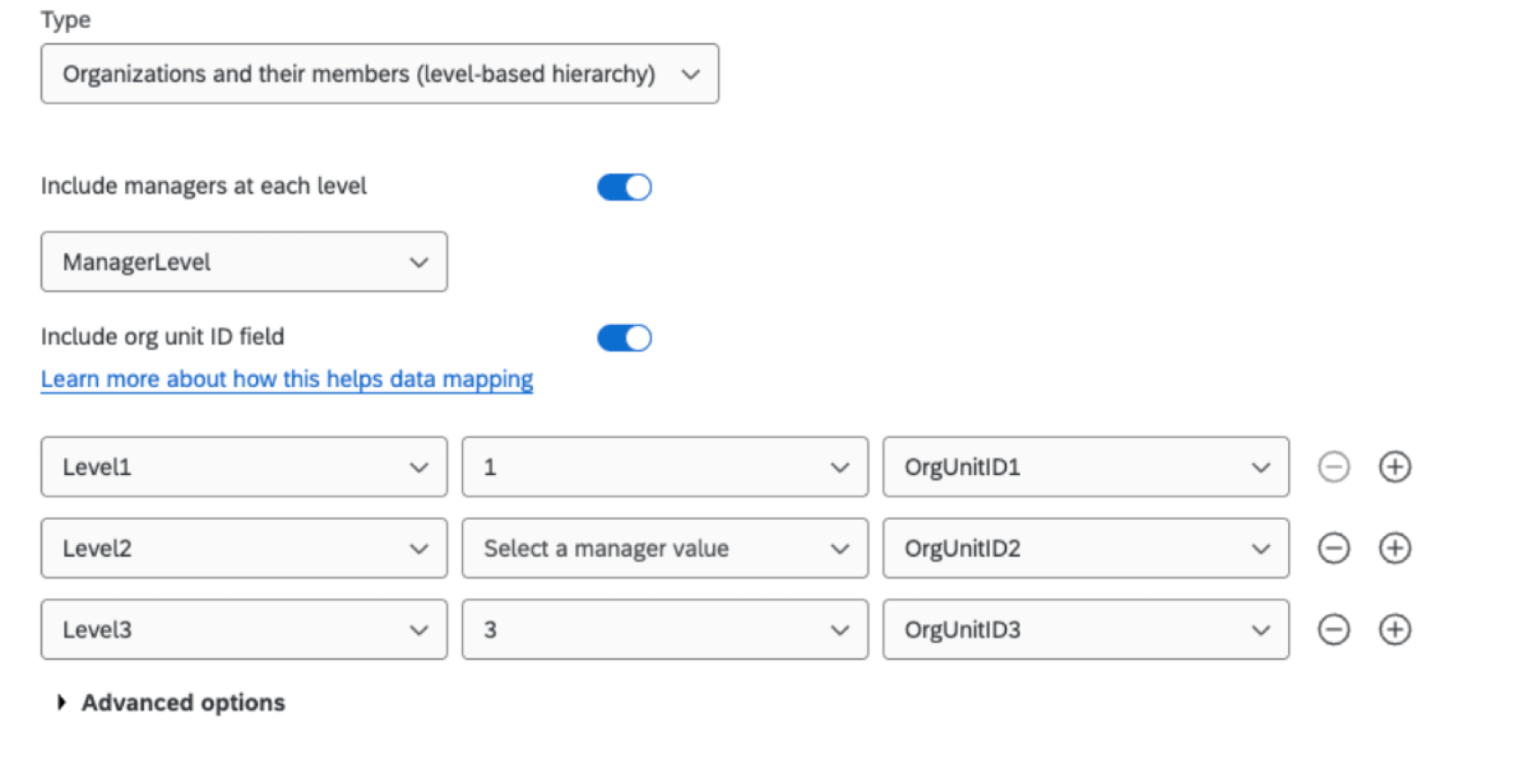 using manager level style metadata