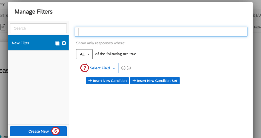 Selecting a field