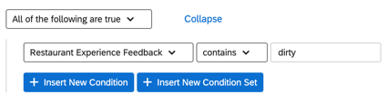 conditions for a free form field