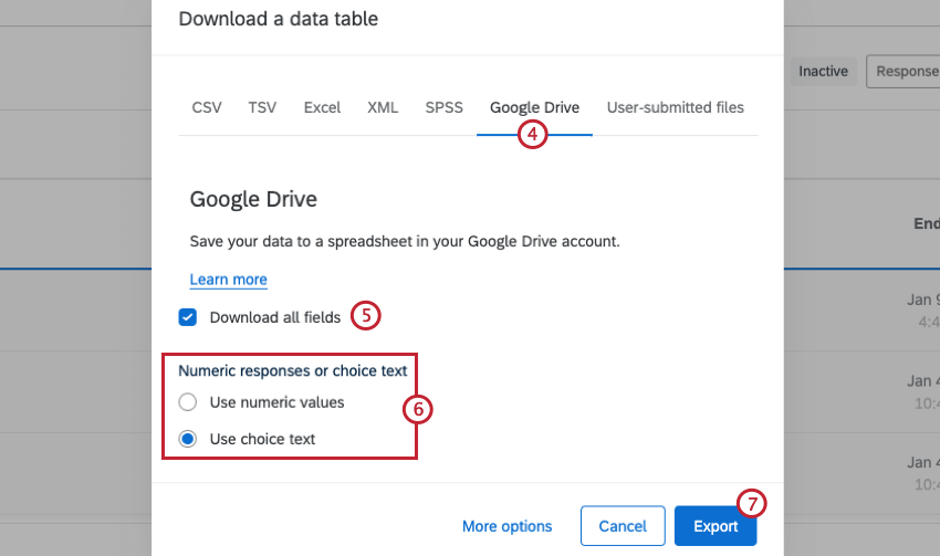How do I export all data from Google Drive?