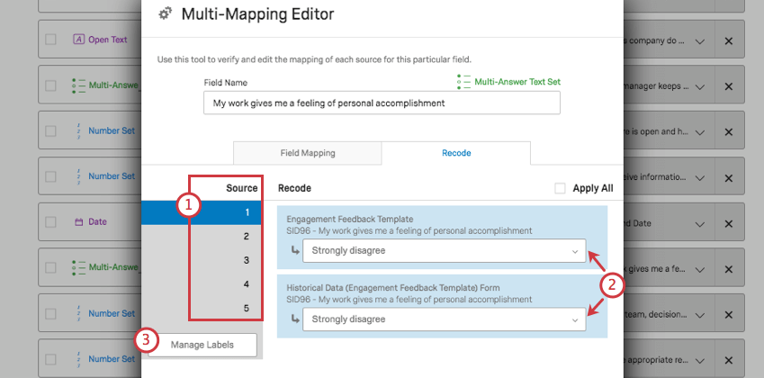 Recode mapper open