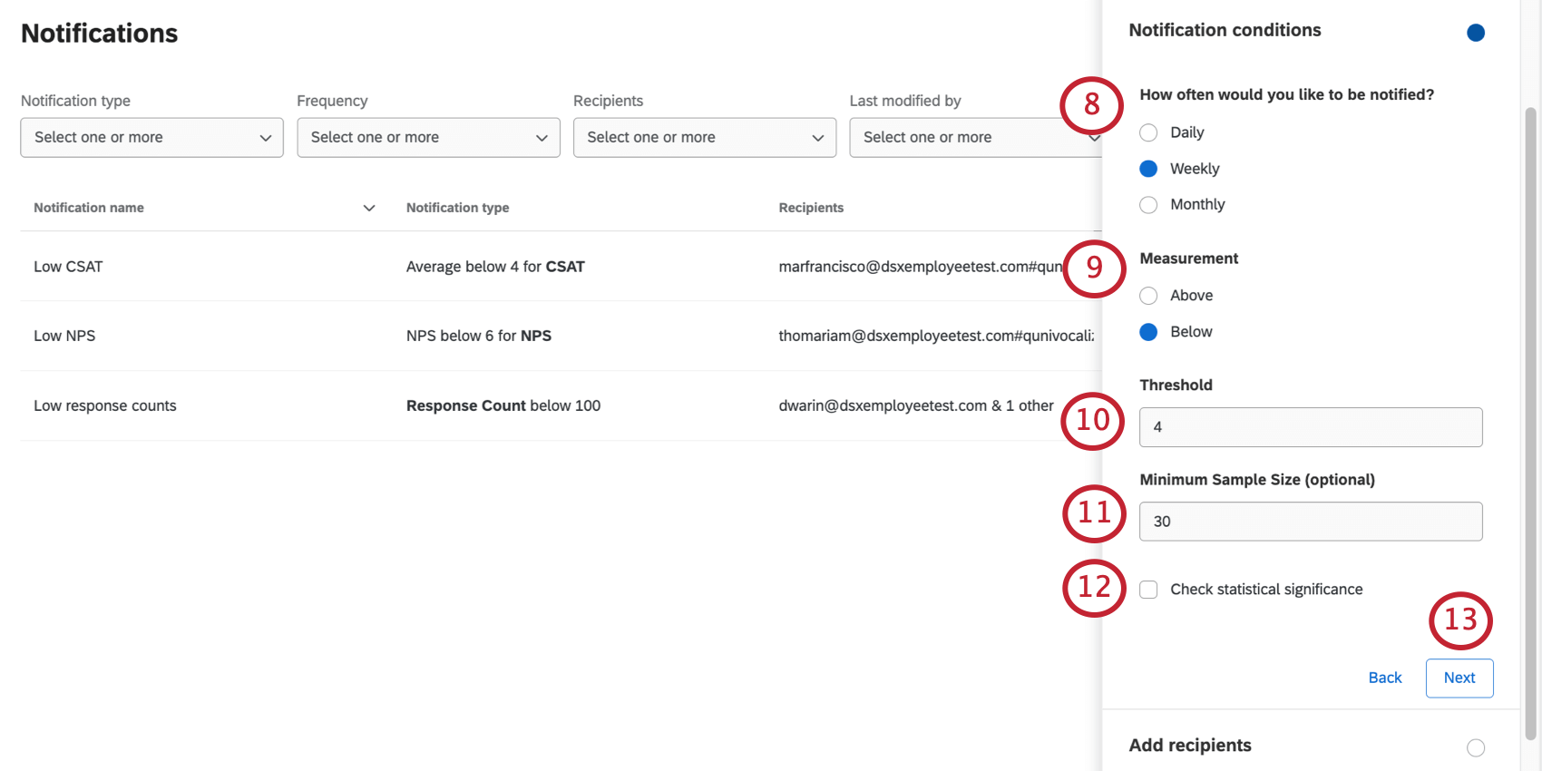 the fields described in the steps are in the menu to the right