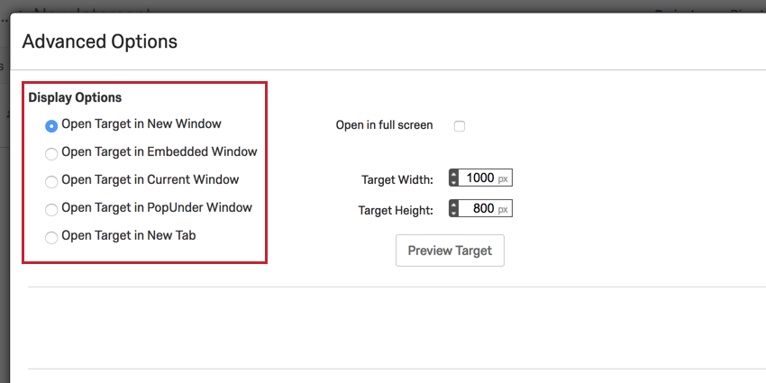 Action Set Advanced Options Qualtrics Support