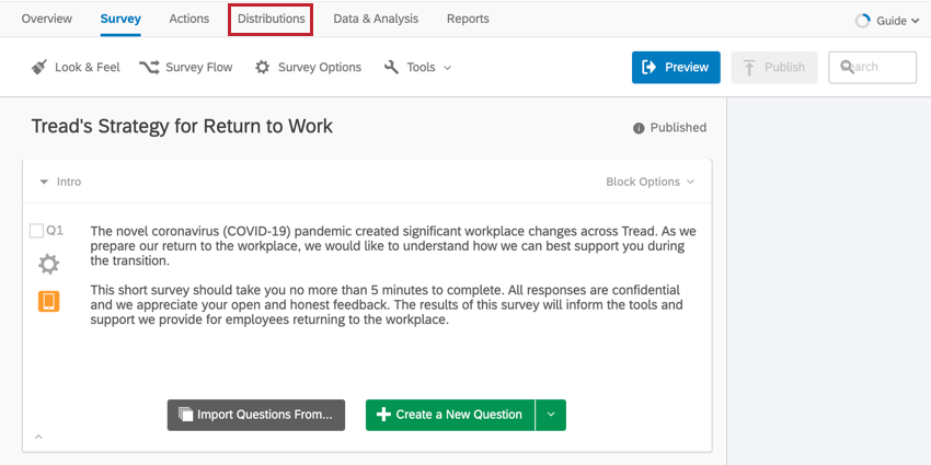 Return To Work Pulse Qualtrics Support