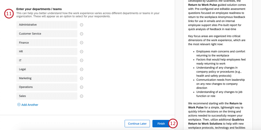 Return To Work Pulse Qualtrics Support