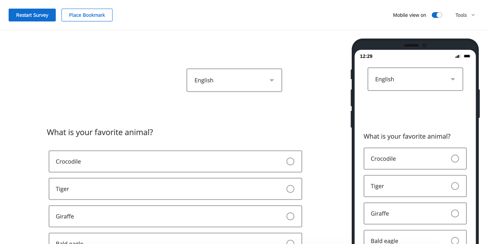 Preview Survey