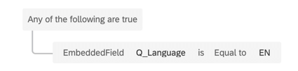 Bedingung: „Q_Language“ ist gleich EN