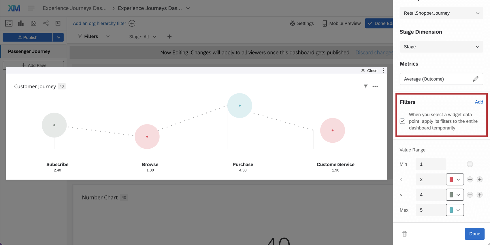 Qualtrics Customer Journey Mapping Journey Chart Widget (Cx)
