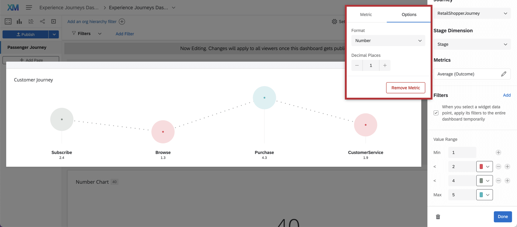 Qualtrics Customer Journey Mapping Journey Chart Widget (Cx)