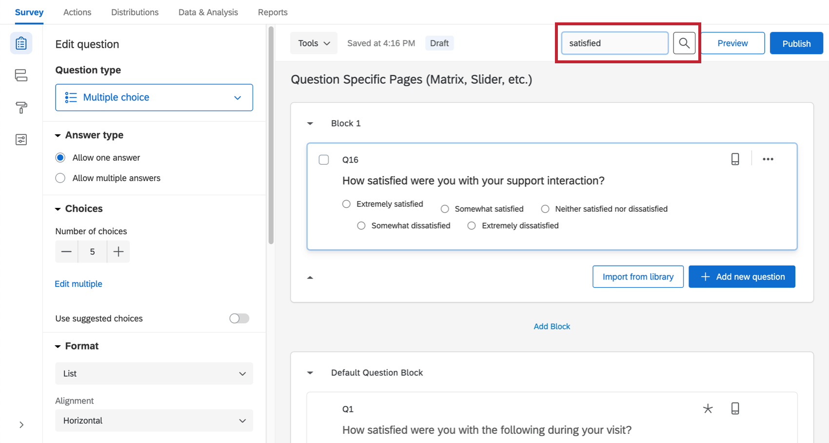 Survey Basic Overview