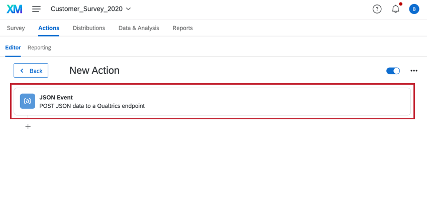Json Event