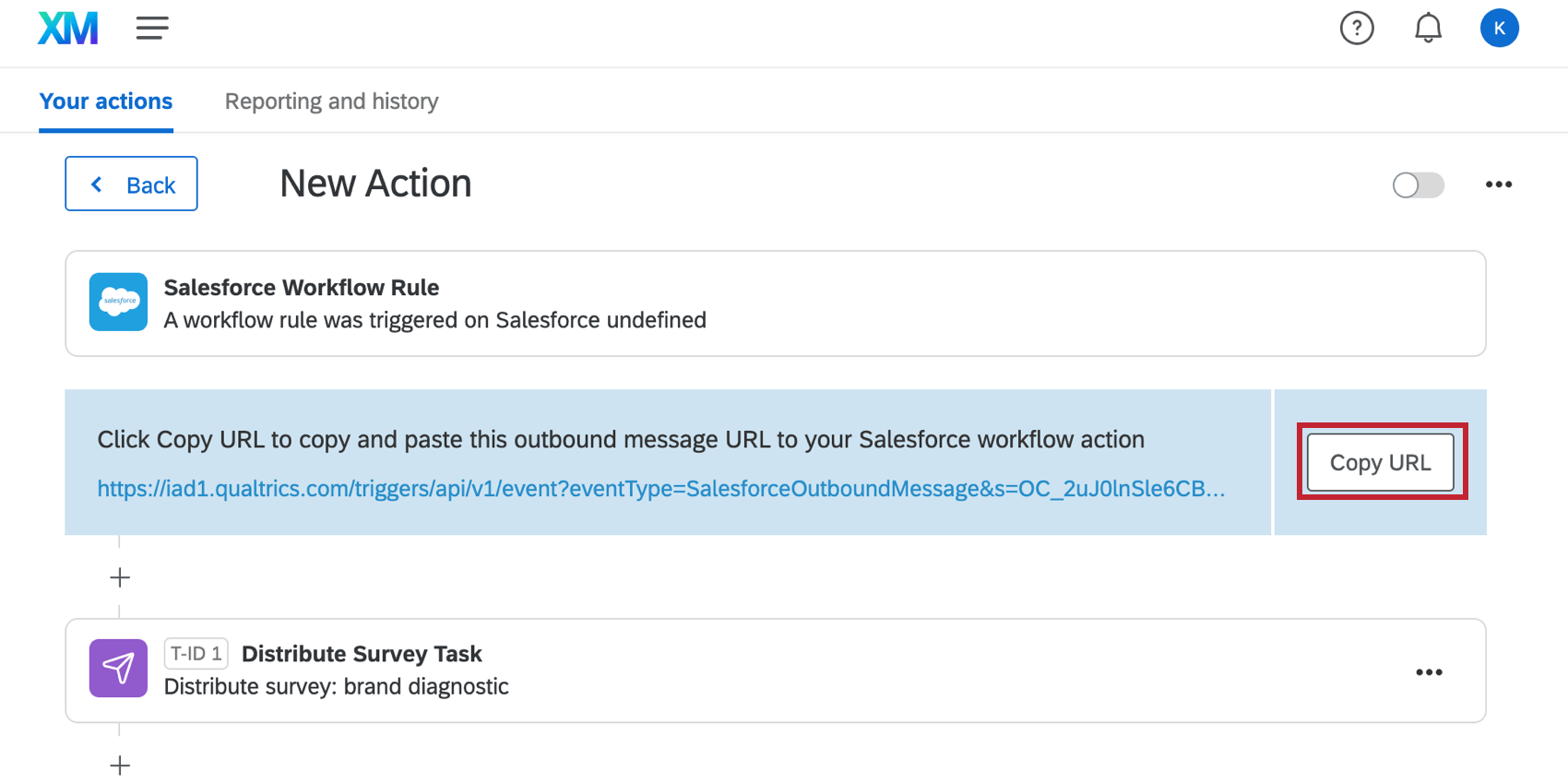 Salesforceでのアンケートのトリガーとメール送信 またはクアルトリクスでの連絡先の更新