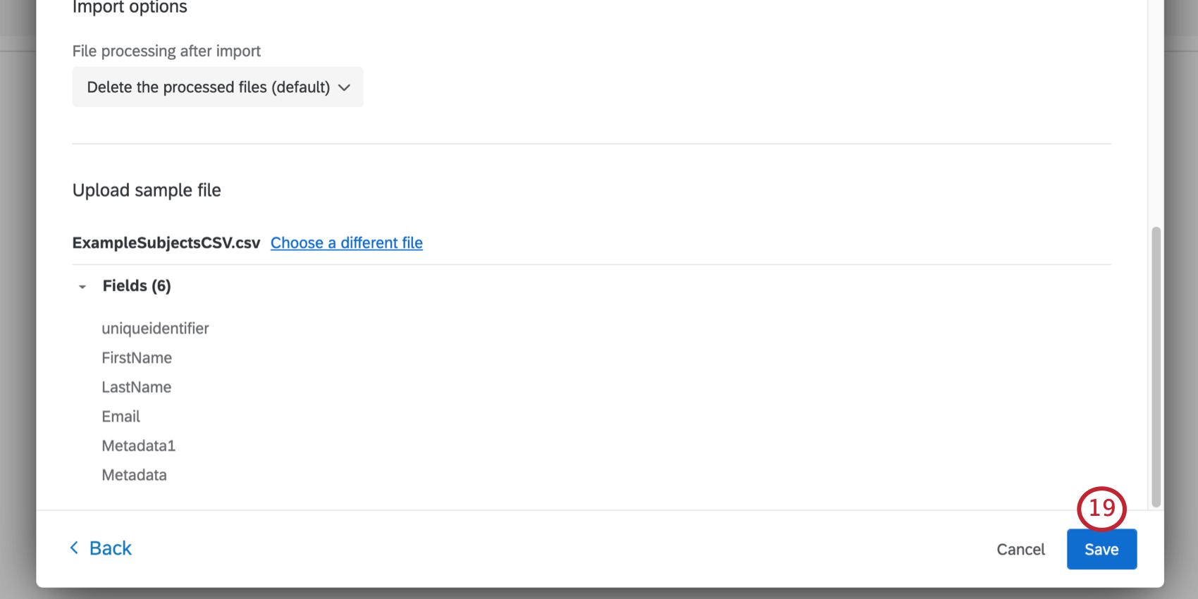 clicking save in the bottom right