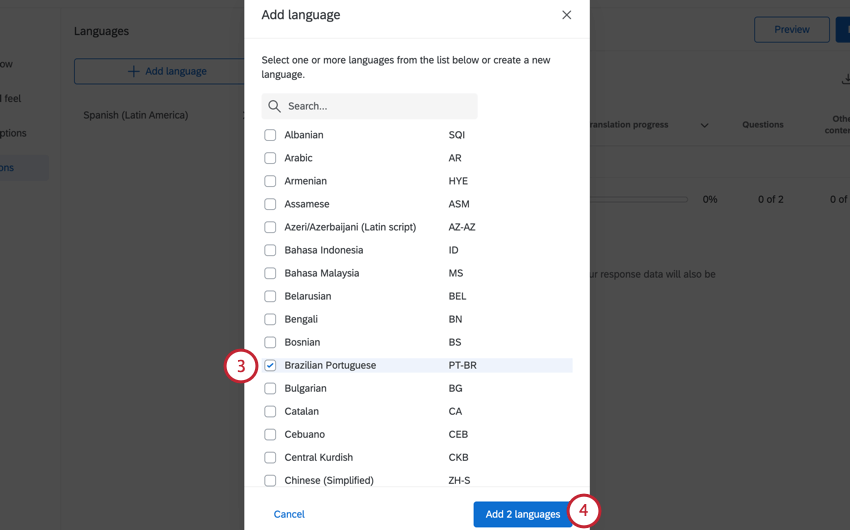 Translate Survey