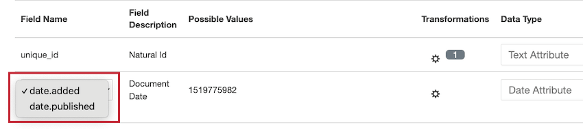 date.add (par défaut). Horodatage UNIX (en UTC) du moment où la publication a été indexée par Qualtrics Social Connect. date.posted : UNIX Timestamp (en UTC) du moment où la publication a été publiée.