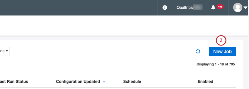 Cliquez sur le bouton Nouvelle tâche dans le coin supérieur droit de la page Tâches.