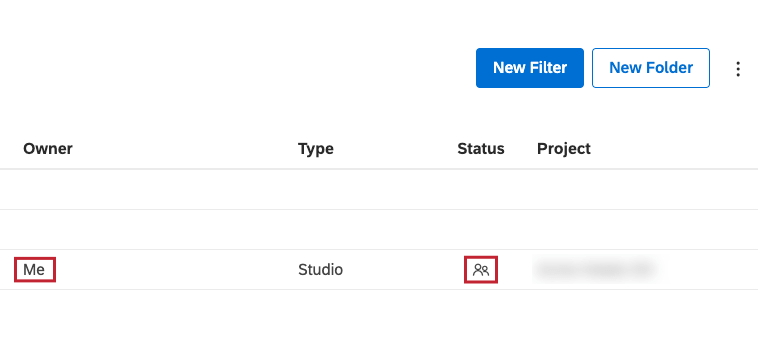 Me: For filters owned by the current user