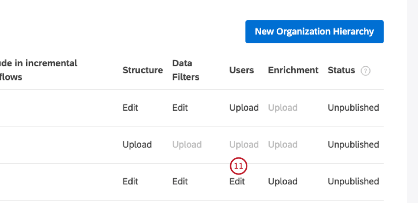 user interface as described in the step