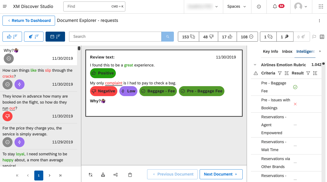 Cliquez sur Ouvrir pleine page pour ouvrir lexplorateur de documents et visualiser les interactions en mode visualisation pleine page. 