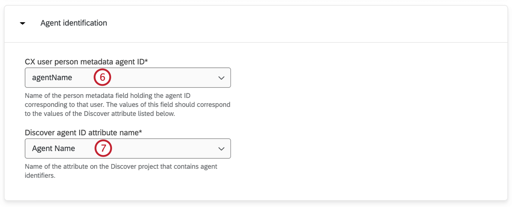 configuring agent identification for your coaching recommendations project