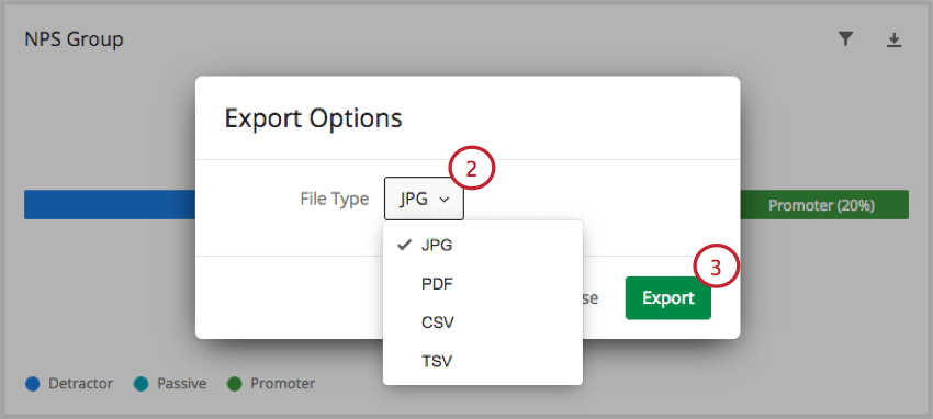 Exportieren Ihres Widgets als Datei