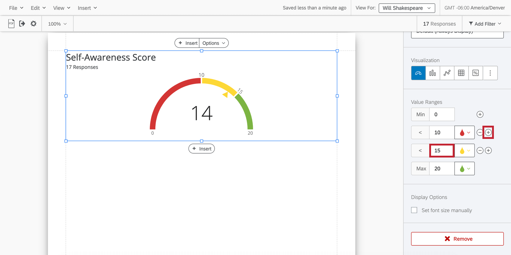 Gauge Chart Visualization (360)