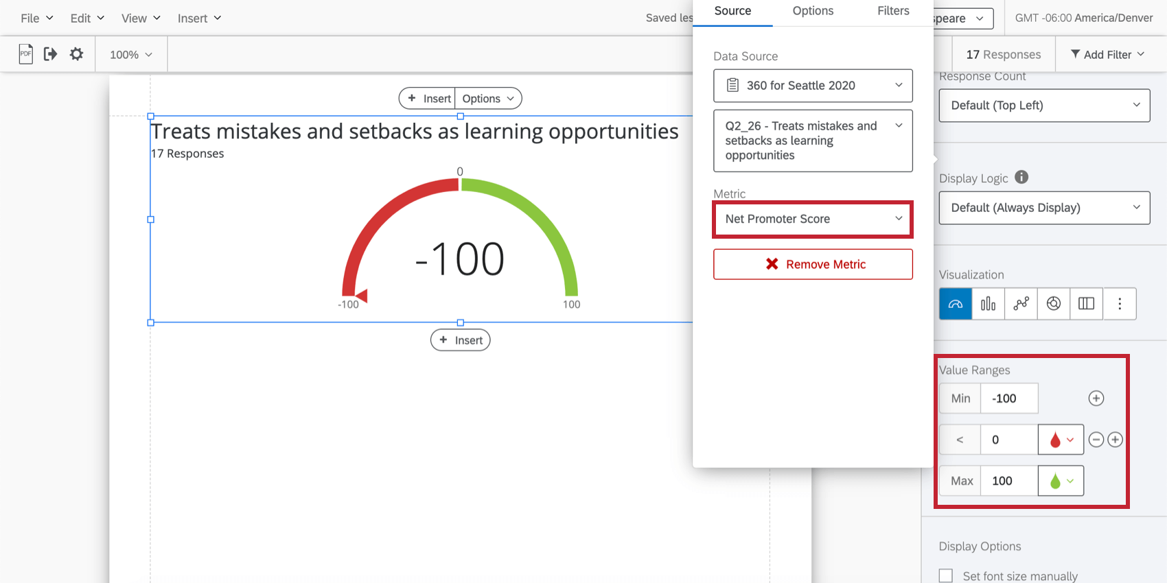 Gauge Chart Visualization (360)