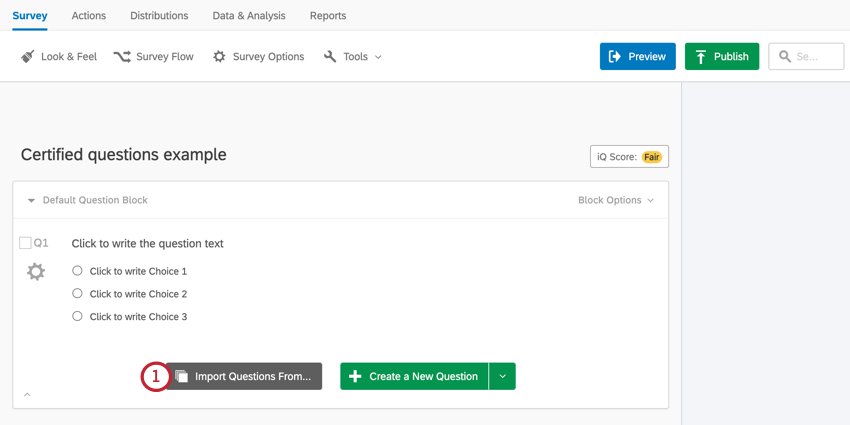 Pre-Made Qualtrics Library Questions