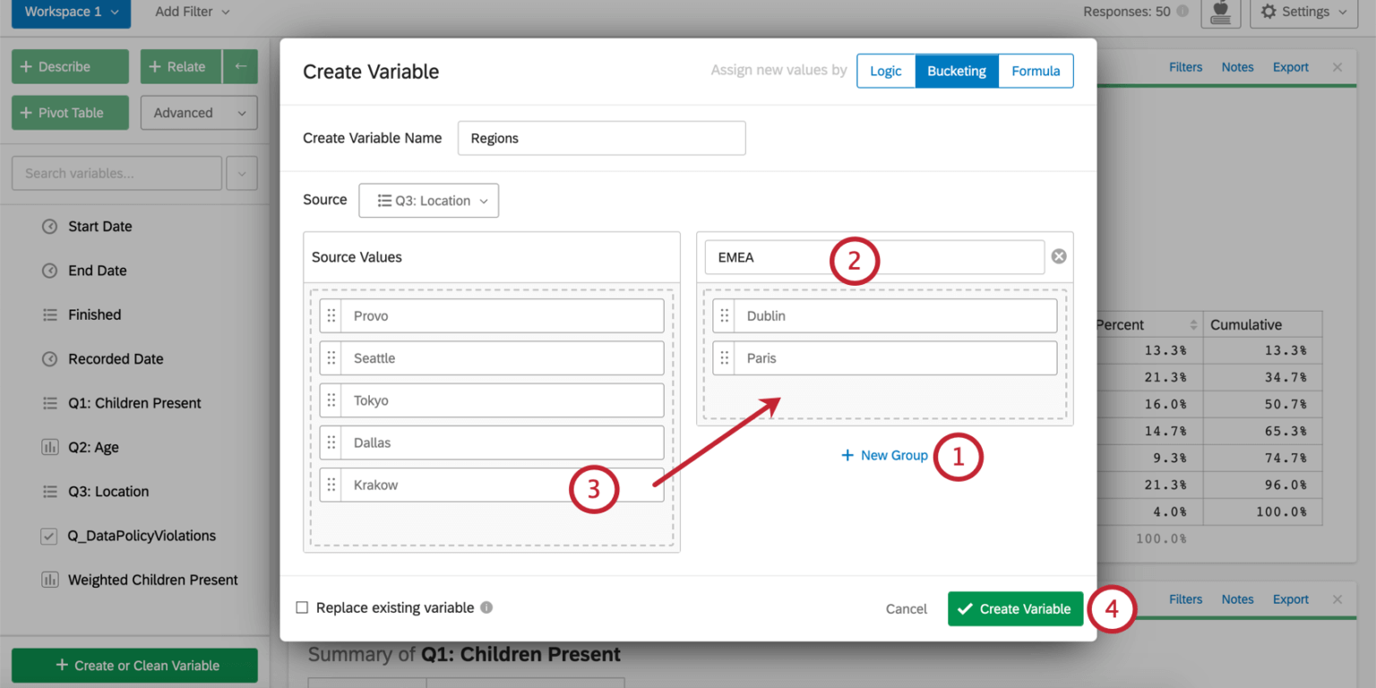 Stats iQ Variable Creation