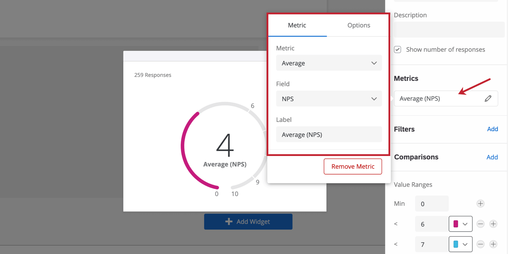 TachometerDiagrammWidget (EX) Qualtrics